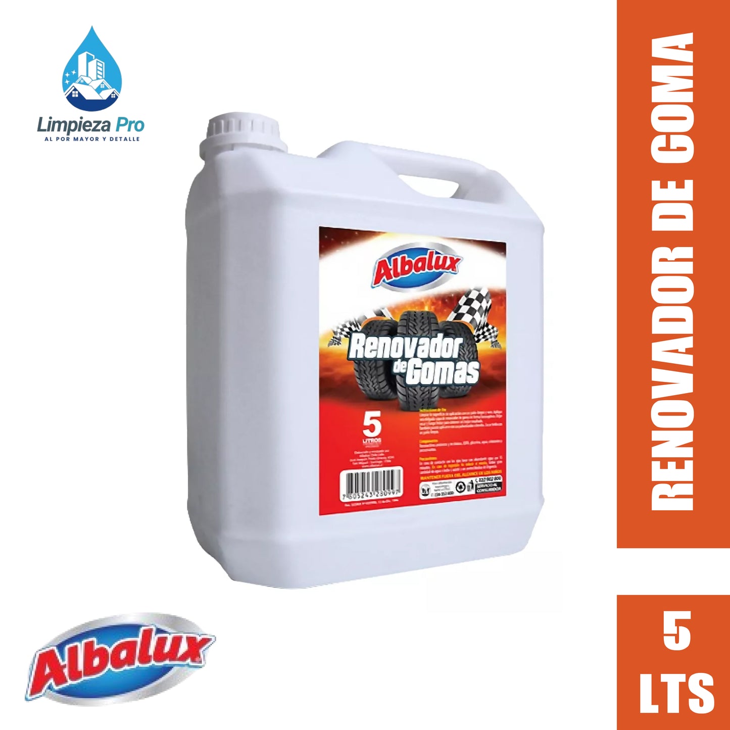 Renovador de goma 5 Lts