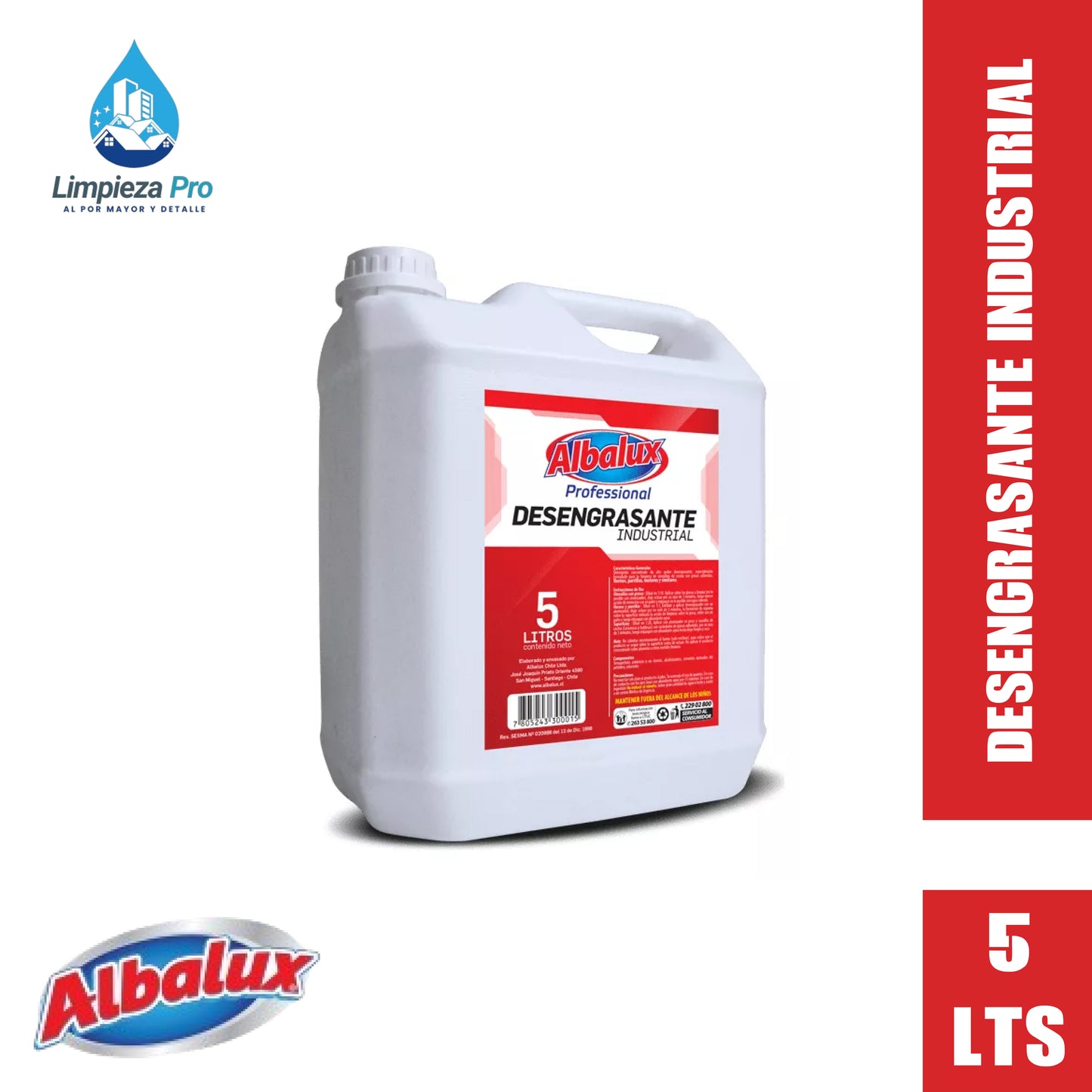 Desengrasante industrial 5 Lts