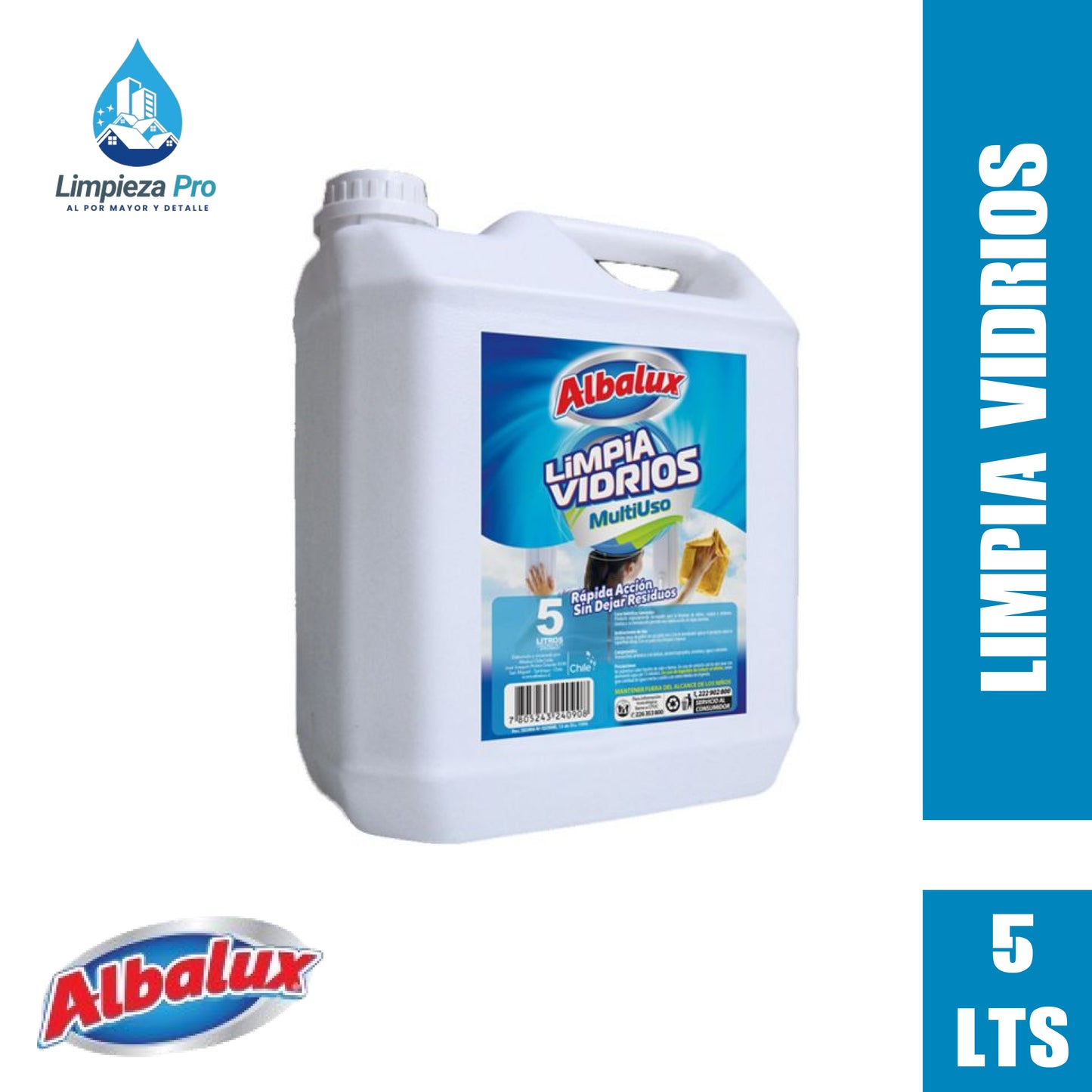 Limpia vidrios 5 Lts