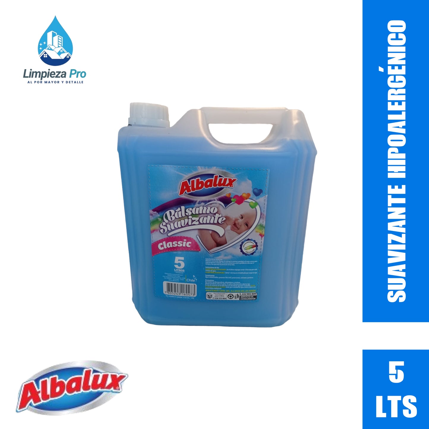 Suavizante hipoalergénico 5 Lts